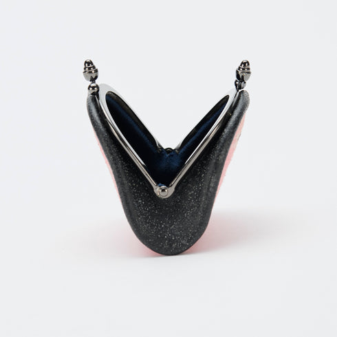 元祖筬園紅花紬 がま口