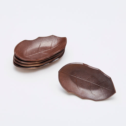 【西の谷窯】葉っぱ型皿