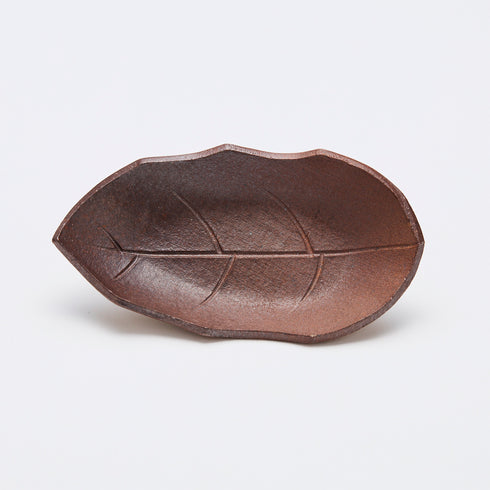 【西の谷窯】葉っぱ型皿