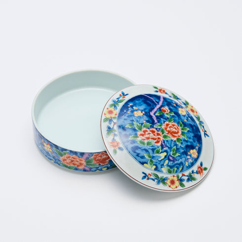 【峰山窯Mミ350】蓋付き鉢