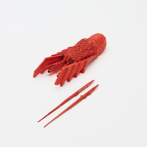 お膳 縁起物エビ