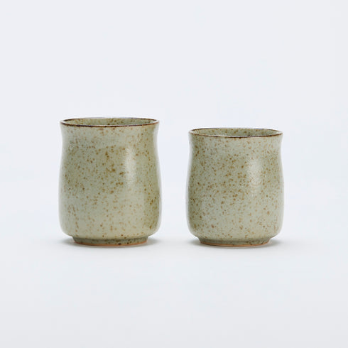 【九谷松月】夫婦湯呑み